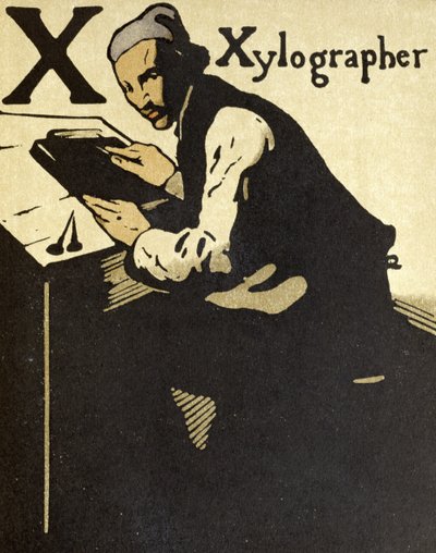 Xylographer için X, William Heinemann tarafından yayınlanan 