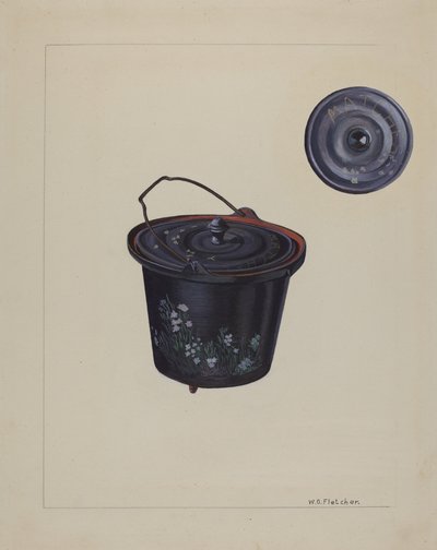 Çocuk Oyuncak Demir Su Isıtıcısı, c. 1937. by William O. Fletcher