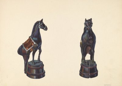 Namlu Bankta At, c. 1938. by William O. Fletcher