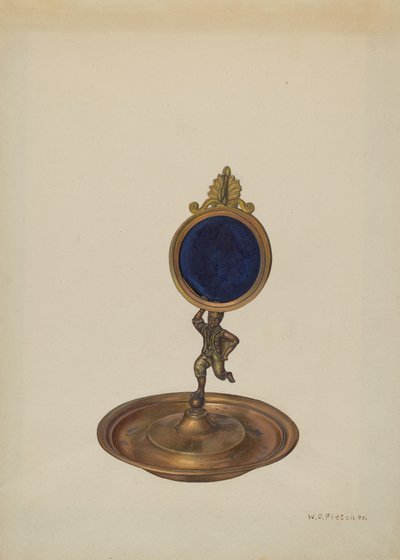 Pickaninny Saat Standı, c. 1940. by William O. Fletcher