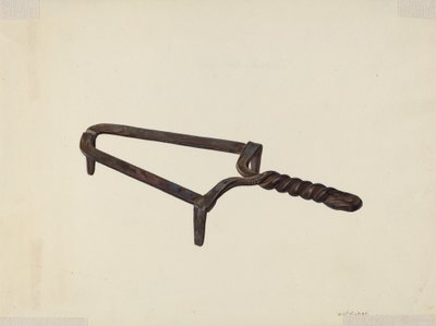 Trivet, ç. 1939. by William O. Fletcher