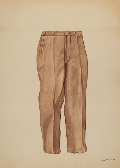 Pantolon, c. 1937. by William O. Fletcher