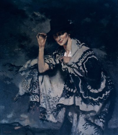 Bir Aran Adalısı (tuval üzerine yağlı boya) by William Orpen