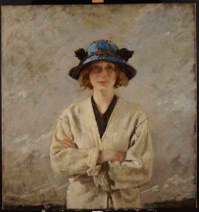 Mavi Şapkalı Kız, 1912 by William Orpen