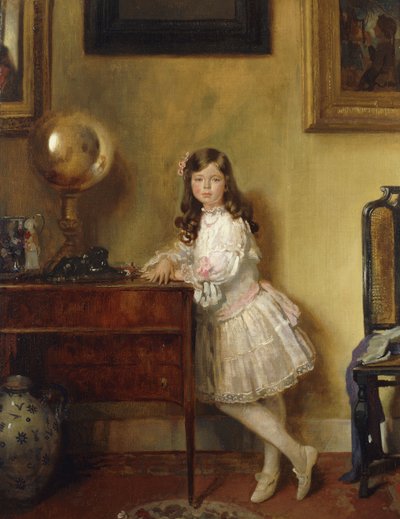 Bayan Annie Harmsworth, Bir İç Mekanda, 1907 by William Orpen