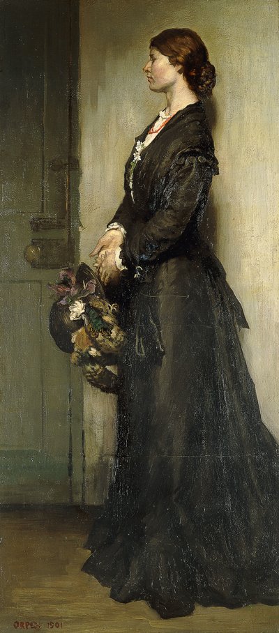 Siyahlı Kadın, 1901 by William Orpen