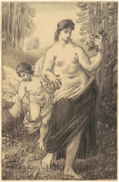 Aşk Tanrısı ile Çıplak Yürüyüş by William P. Babcock