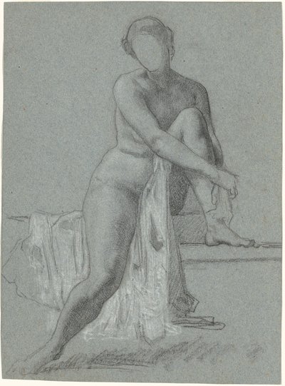 Oturmuş Çıplak by William P. Babcock