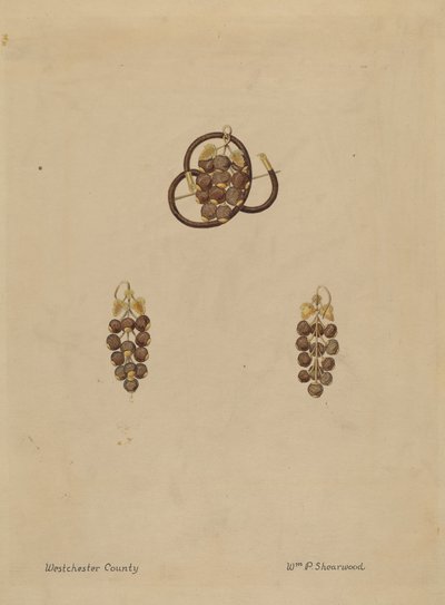 Saç Broş ve Küpe by William P. Shearwood
