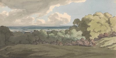 Greenwich Park için Thames Nehri'nin Ötesinden Görünüm by William P. Sherlock