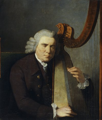 Kör Arpçı, John Parry (tuval üzerine yağlıboya) by William Parry