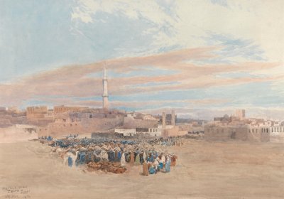 The Market Place, Tanta, Mısır by William Paton Burton