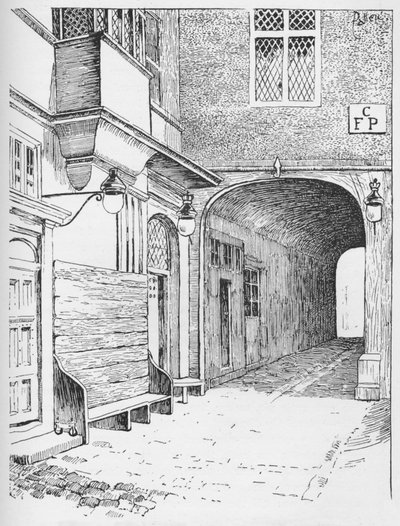 Hoparlörler Koğuşuna Giriş, yangından önce göründüğü şekliyle, c1897 by William Patten