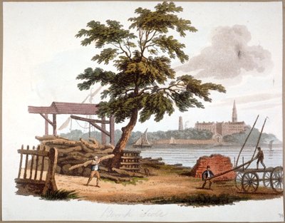 Bankside, Southwark, Londra, c1810