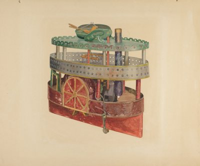 Yan Tekerlekli Araba Modeli by William Pollman