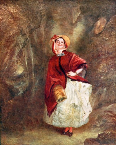 Dolly Varden (renkli lito) by William Powell (after) Frith