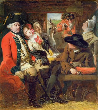 Bir Posta Arabası Macerası, Bagshot Heath, 1848 by William Powell Frith