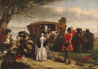Claude Duval, 'Macaulay's History of England'dan illüstrasyon (tuval üzerine yağlıboya) by William Powell Frith