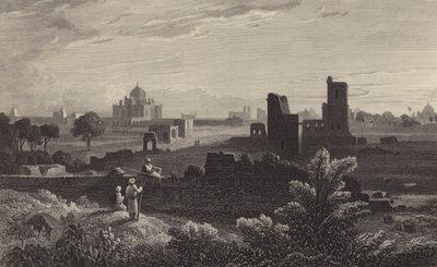 Humayun Türbesi, Delhi (gravür) by William Purser
