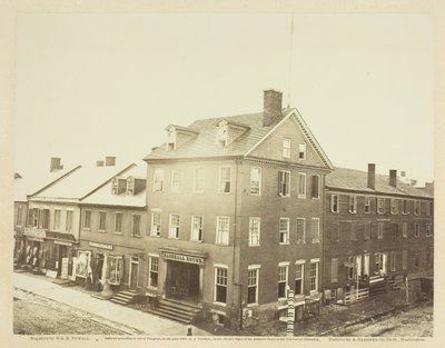Marshall House, İskenderiye, Virginia, Ağustos 1862. by William R. Pywell