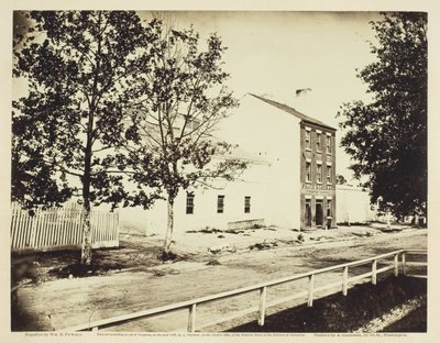 Slave Pen, İskenderiye, Virginia, Ağustos 1862. by William R. Pywell