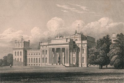 Blenheim, Güney Doğu Görünümü, Oxfordshire, 1831. by William Radclyffe