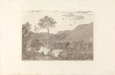 Tatham Kilisesi'nden Hornby Kalesi by William Radclyffe