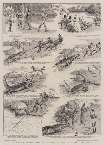 Bir Günlük Timsah Balıkçılığı, Bir Shikari'nin İlk ve Tek Deneyimi by William Ralston