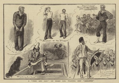 Ücretsiz ve Kolay Bir HM Eğitim Gemisi Boscawen by William Ralston