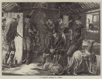 Fırtınada Bir Yayla Barınağı by William Ralston