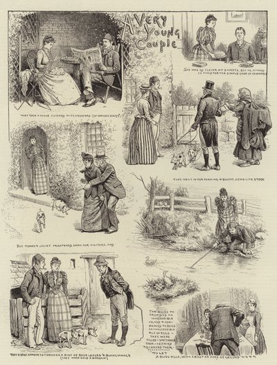 çok genç bir çift by William Ralston