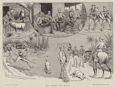 İlk domuz avı by William Ralston