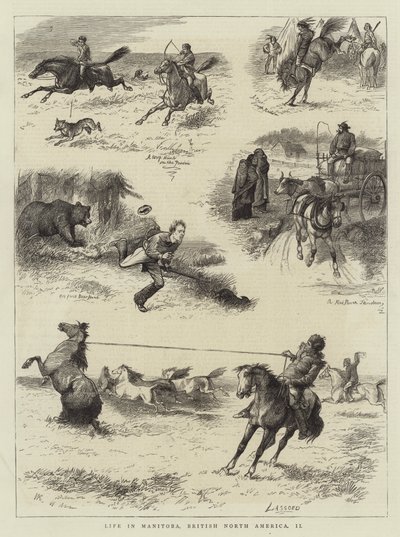 Manitoba'da Yaşam, Britanya Kuzey Amerika, II by William Ralston