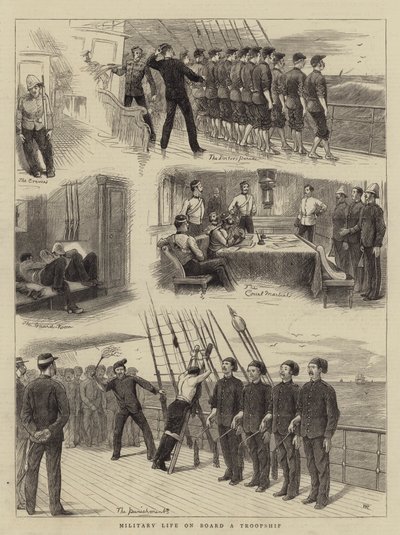 Bir Birlik Gemisinde Askeri Yaşam by William Ralston