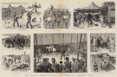 Tatil Sezonu, Bir Sirkin Bir Ülke Kasabasına Gelişi by William Ralston