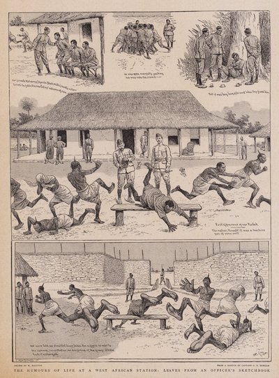 Bir Batı Afrika İstasyonunda Hayatın Mizahları, Bir Subayın Eskiz Defterinden Yapraklar by William Ralston