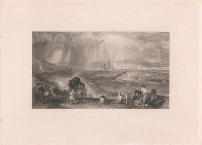Rouen Uzaktan Görünüm by William Richardson