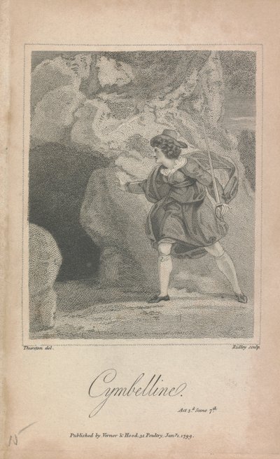 Cymbelline, Perde II, Sc. 7 by William Ridley