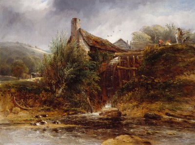 Eski Su Değirmeni, Kuzey Galler, 1830-1860. by William Roberts