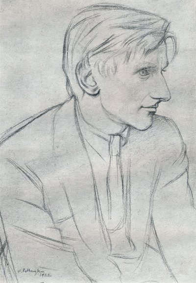 Edmund Charles Blunden 1896-1974 by William Rothenstein
