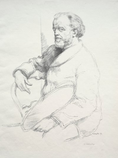 Henri Fantin Latour by William Rothenstein