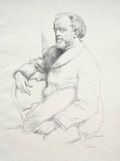 Henri Fantin-Latour, 1897. by William Rothenstein