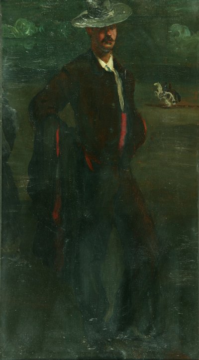 Bir Boğa Güreşçisi Olarak Ignatius Zuloaga, 1895 dolayları (tuval üzerine yağlıboya) by William Rothenstein
