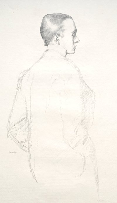 Max Beerbohm, 1898. by William Rothenstein