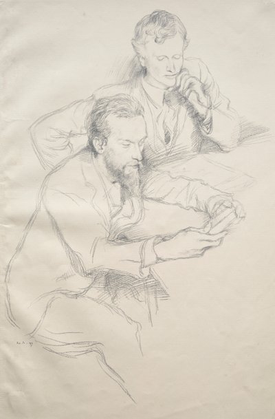 Ricketts ve Shannon by William Rothenstein