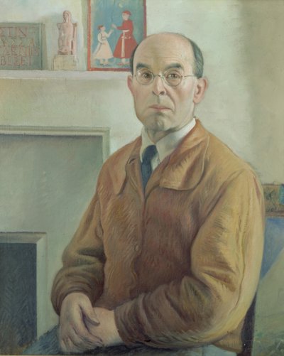 Otoportre (tuval üzerine yağlı boya) by William Rothenstein