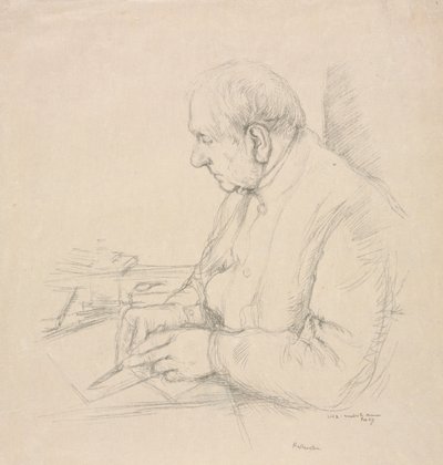 Sir Francis Seymour Haden, 1897. by William Rothenstein