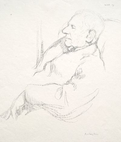 Sir Francis Seymour Haden Uykuda by William Rothenstein