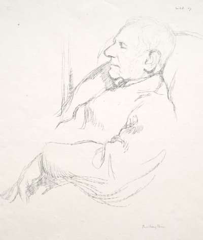 Sir Francis Seymour Haden Uykuda, 1897. by William Rothenstein