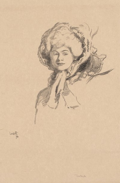 Millamant veya Bonnet ve Toz by William Rothenstein